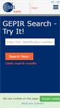 Mobile Screenshot of gepir.at