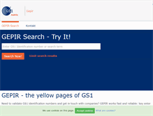 Tablet Screenshot of gepir.at