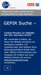 Mobile Screenshot of gepir.de